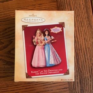 Barbie as the Princess and the Pauper Ornament
